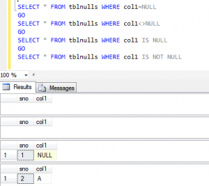 ANSI NULL SQL Server