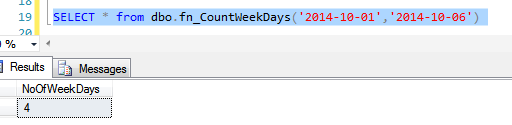 Find Working Days Between Two Dates In SQL Server