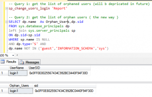 SQL Server error 15023 user already exists in current database