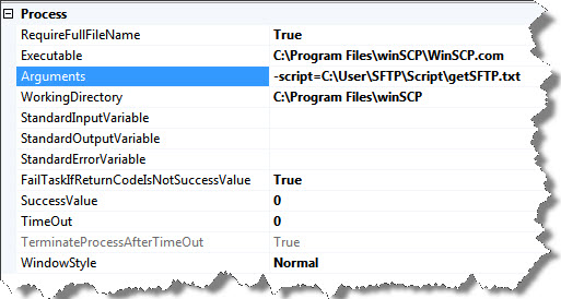 Executing Command Prompt commands in SSIS