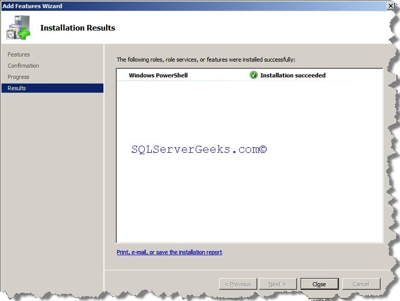 5_SQL_Server_Enable_Powershell_Feature_in_Windows_Server_2008_R2